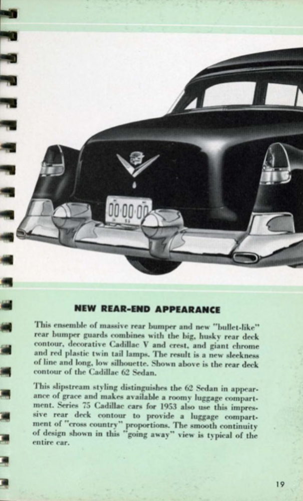 1953 Cadillac Salesmans Data Book Page 148